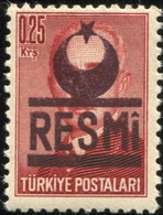 Pays : 489,1 (Turquie : République)  Yvert Et Tellier N° : S   18 (**) - Timbres De Service