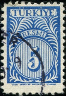 Pays : 489,1 (Turquie : République)  Yvert Et Tellier N° : S   45 (o) - Timbres De Service