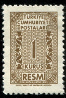 Pays : 489,1 (Turquie : République)  Yvert Et Tellier N° : S   74 (*) - Official Stamps
