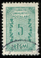 Pays : 489,1 (Turquie : République)  Yvert Et Tellier N° : S   75 (o) - Francobolli Di Servizio