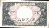 Romania , 1941, Banknote 1000 LEI,condition UNC - Roumanie