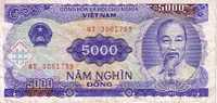 VIET NAM    5 000 Dong   Daté De 1991    Pick 108a    *****QUALITE  VF + ***** - Vietnam