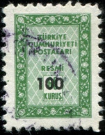Pays : 489,1 (Turquie : République)  Yvert Et Tellier N° : S   81 (o) - Official Stamps