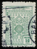 Pays : 489,1 (Turquie : République)  Yvert Et Tellier N° : S  100 (o) - Timbres De Service