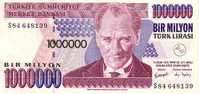 TURQUIE   1 000 000 Lira  Non Daté (1995)   Pick 209    ***** BILLET  NEUF ***** - Turchia