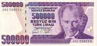 TURQUIE   500 000 Lira   Non Daté (1998)   Pick 212     ***** BILLET  NEUF ***** - Turquie