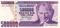 TURQUIE   500 000 Lira   Non Daté (1998)   Pick 212     ***** BILLET  NEUF ***** - Turquia
