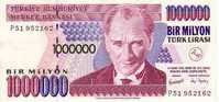 TURQUIE   1 000 000 Lira   Non Daté (1998)   Pick 213     ****** BILLET  NEUF ****** - Turkey