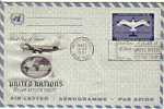 E036 - ONU UNO NEW YORK AEROGRAMME - Airmail