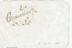 FN 5 / FAIRE PART DE NAISSANCE ANCIEN GENEVIEVE 1907 - Andere & Zonder Classificatie