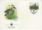 W0187 Canard Dendrocygna Arborea Bahamas 1988 FDC Premier Jour WWF - Otros & Sin Clasificación