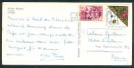 Moscou : Kremlin (19 Cm Sur 9 Cm). Deux Timbres Russes Au Dos (1966-1969) - Lettres & Documents