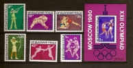 Bulgarije Bulgarie 1979 Yvertn° 2507-12 Et Bloc 90 *** MNH Cote 25.00 Euro Sport - Ungebraucht