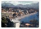 Roquebrune Cap Martin: La Plage Et Vue Sur Menton (05-4121) - Roquebrune-Cap-Martin