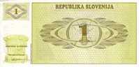 SLOVENIE   1 Tolarjev  Daté De 1990   Pick 1a   ***** BILLET  NEUF ***** - Eslovenia