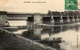 21 AUXONNE Pont Du Chemin De Fer, Passage De Train Vapeur, Ed CL, 1909 - Auxonne