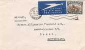 2242. Carta Aerea CAPE TOWN (south Africa) 1949 A Suiza - Lettres & Documents