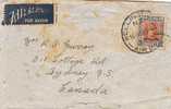 2028. Carta Aerea WELLINGTON (New Zealand) 1952 A Canada - Covers & Documents