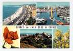 Cagnes Sur Mer - Cros De Cagnes: Le Boulevard, Le Port, Rose, Mimosa (05-4250) - Cagnes-sur-Mer