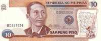 PHILIPPINES   10 Piso  Non Daté   Pick 169a  Signature 10     ***** BILLET  NEUF ***** - Filippine