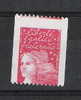 MARIANNE DE LUQUET ** TVP ROUGE T2 ROULETTE PIQUAGE A CHEVAL VOISIN YT 3084 DALLAY 3131 IIb - Unused Stamps