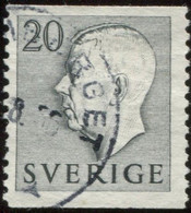 Pays : 452,04 (Suède : Gustave VI Adolphe)  Yvert Et Tellier N° :  358 (o) - Used Stamps