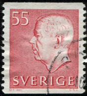 Pays : 452,04 (Suède : Gustave VI Adolphe)  Yvert Et Tellier N° :  568 A (o) - Used Stamps