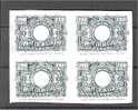 TURKEY, POSTAL TAX STAMP 250 KURUS IMPERFORATED PROOF IN BLOCK OF 4  (NG) - Francobolli Di Beneficenza