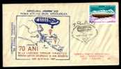 Cover With Parachutting Very Rare Postmark 1987 Of Iasi Romania . - Parachutespringen