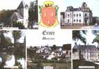 Cpsm Ernée (53, Mayenne) Multivues , Blason . Edit Cim , 1968 - Ernee