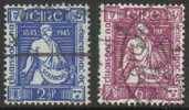 IRELAND - 1945 Sower Pair. Scott 131-2. Used - Other & Unclassified