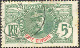 Pays : 139 (Côte D'Ivoire : Colonie Française) Yvert Et Tellier N° :  24 (o) - Usati