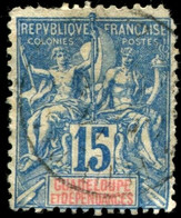 Pays : 206 (Guadeloupe : Colonie Française)  Yvert Et Tellier N° :   32 (o) - Used Stamps