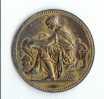 Medaille: La Sociéte Des Forges De Denain Et D´ Anzin, 50 Ans De Services, Argent, Silver, Silber,1910 (05-4337) - Profesionales / De Sociedad
