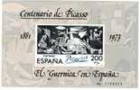 ESPAGNE Guernica De Picasso Bloc De 1981 - Picasso