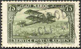 Pays : 315,9 (Maroc : Protectorat Français) Yvert Et Tellier N° :Aé  5 (o) Type III - Airmail