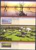 (2) 1992 Australia Wetlands Maxi Cards - Booklet Stamps - Cartes-Maximum (CM)