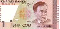 KIRGHIZISTAN   1 Som  Daté De 1999    Pick 15    *****BILLET  NEUF***** - Kyrgyzstan