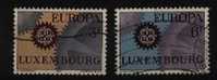 Luxemburg Y/T 700/701 (0) - Used Stamps