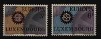 Luxemburg Y/T 700/701 (XX) - Unused Stamps