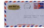 MARCOPHILIE /ENTIER POSTAL/AEROGRAMME USA LOS ANGELES   1963 SUPERBES TIMBRES A DATE - 3c. 1961-... Covers