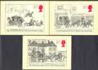 Great Britain: Set Of 5 PHQ 1984 Bicentenary Of First Mail Coach - Tarjetas PHQ