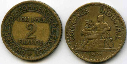 France 2 Francs 1921 GAD 533 KM 877 - 2 Francs
