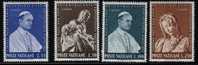 VATICAN 1964 CITY'S PARTICIPATION IN NEW YORK USA WORLD'S FAIR SET OF 4 NHM MICHELANGELO MADONNA PIETA POPE PAUL VI PIUS - Neufs