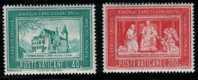 VATICAN 1964 500TH DEATH ANNIV OF NICHOLAS CUES (CARDINAL CUSANUS) SET OF 2 NHM VATICANE VATICANO - Unused Stamps