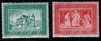 VATICAN 1964 500TH DEATH ANNIV OF NICHOLAS CUES (CARDINAL CUSANUS) SET OF 2 NHM VATICANE VATICANO - Nuovi