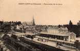 60 ST JUST EN CHAUSSEE Panorama De La Gare, Trains, Ed ??, 1924 - Saint Just En Chaussee