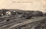 69 GRIGNY Gare De Badan Triage, Trains, Cachet Militaire Peu Lisible, Ed Pouig, 1915 - Grigny