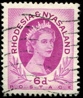 Pays : 404 (Rhodésie-Nyassaland : Colonie Britannique)  Yvert Et Tellier :     7 (o) - Rodesia & Nyasaland (1954-1963)