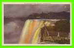 NIAGARA,ONTARIO - AMERICAN FALLS ILLUMINATED - CARD NEVER BEEN USE - - Niagara Falls